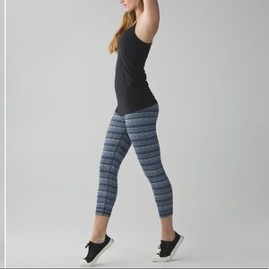 Lululemon Wunder Under Space Dye Sapphire Crop